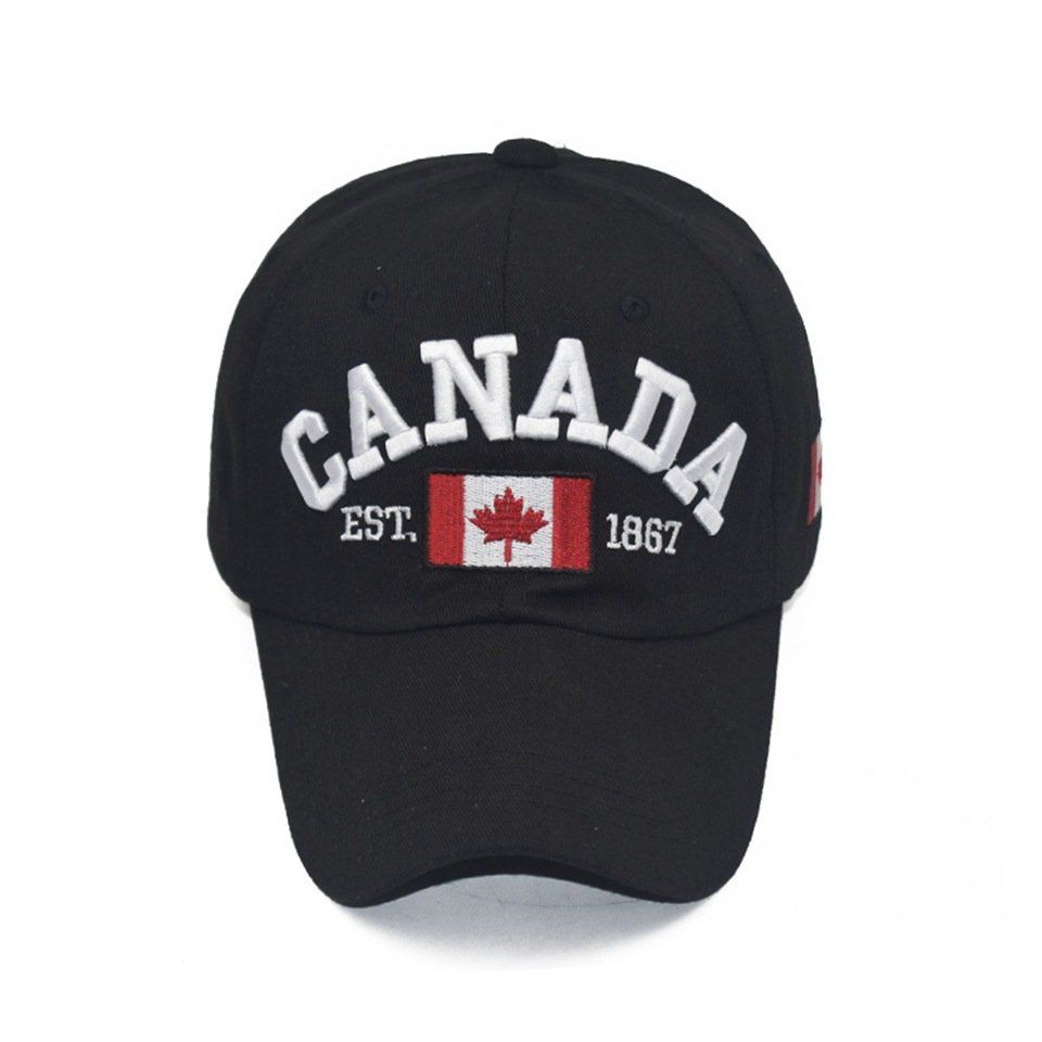 Copricapi, berretti & cappellini: Casquette Canada, couleur noir. – Nuovo e nell'imballaggio originale da Biel/Bienne venduto da Vianny77 1