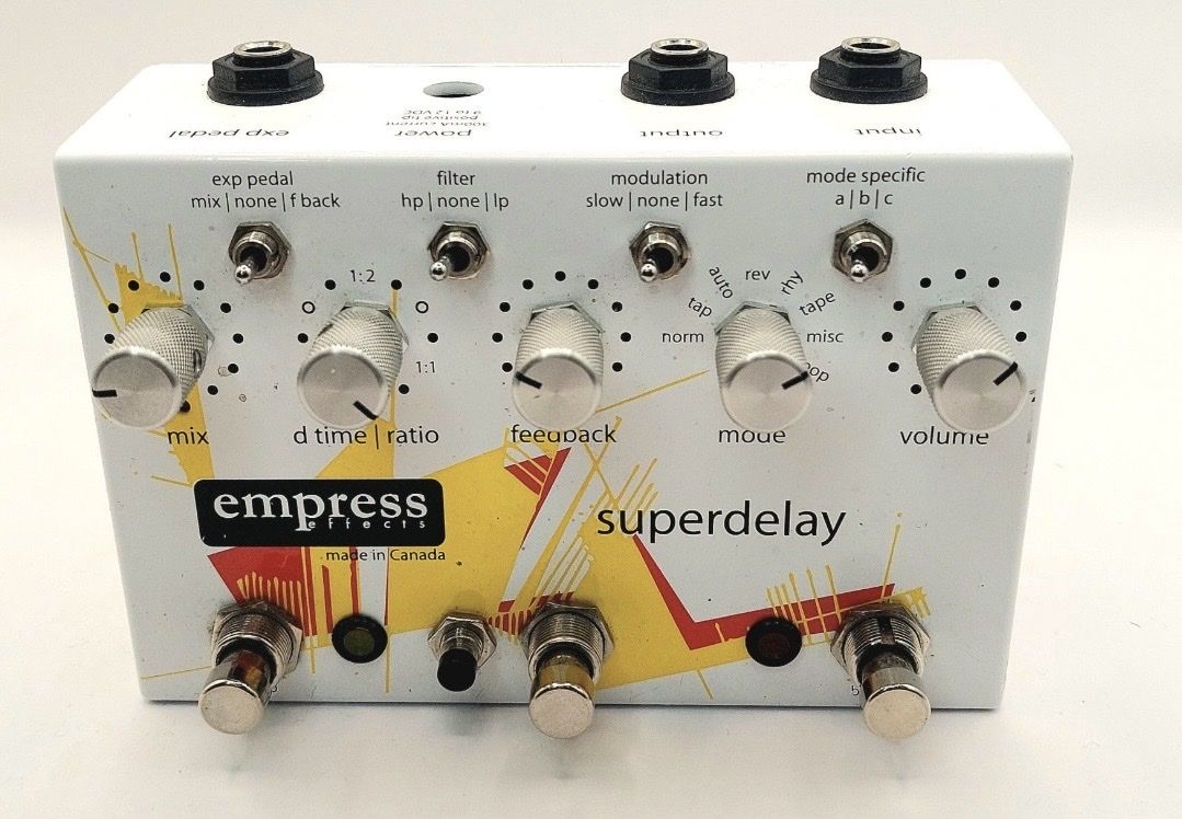 Strumenti musicali: Empress Superdelay effects pedal – Usato da Vordemwald venduto da gerard.green 3