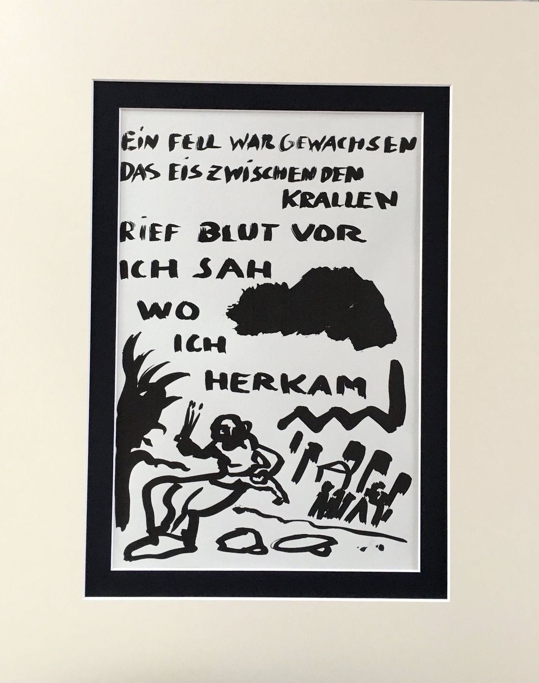 Grafica & Litografie: A.R. Penck 2 Original Siebdrucke / Serigraphien "Lyrik" – Usato da Nennigkofen venduto da juhit 4