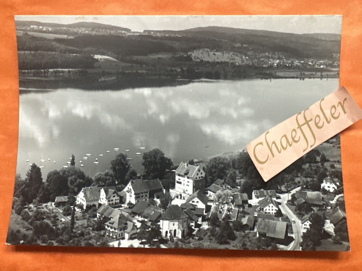 Cartoline postali: Flugaufnahme Greifensee 60er Jahre – Usato da Zürich venduto da Chaeffeler