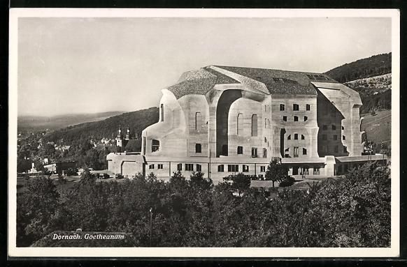 Ansichtskarten: AK Dornach, Goetheanum, 1939 – Gebraucht aus Berlin von bartko-reher