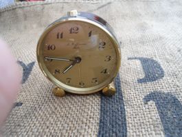 Wecker Vintage Hoffmann Bale revidiert Läuft Swiss Made