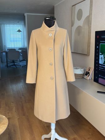Cinzia Rocca Camel Coat Wolle Cashmere