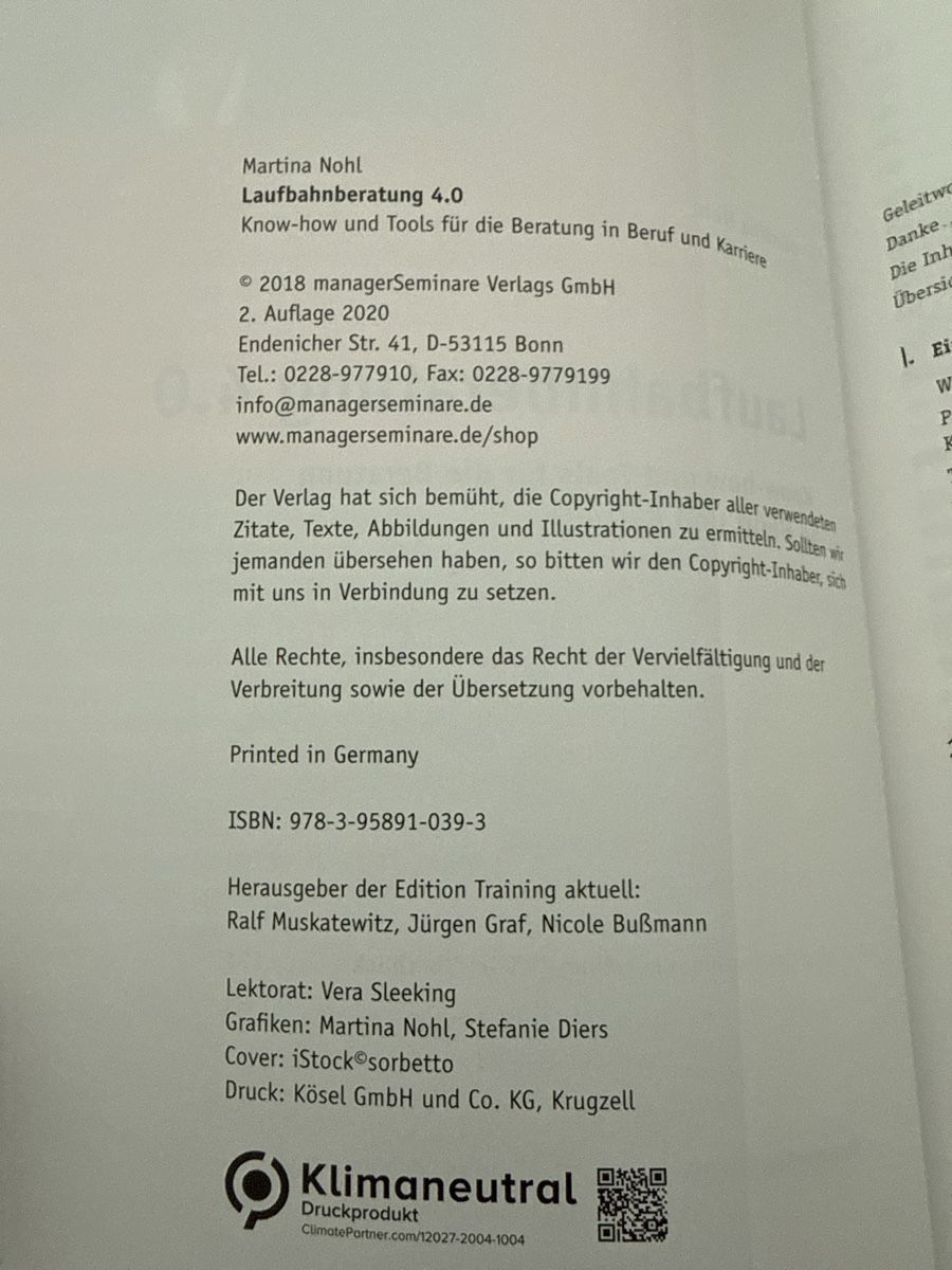 Libri: Praxishandbuch Laufbahnberatung 4.0 – Nuovo (secondo la descrizione) da Wittinsburg venduto da redrose296 1