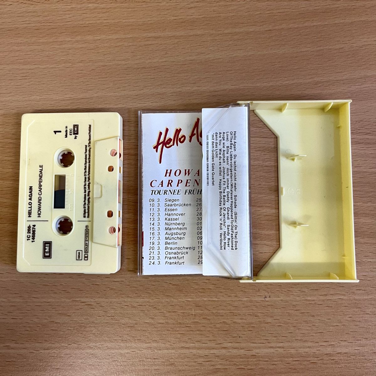 Musicassette: Howard Carpendale - Hello Again Kassette – Usato da Amlikon-Bissegg venduto da riestig 1
