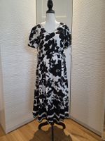Blumenkleid, Schwarz/Weiss, Gr. M, Top Zustand