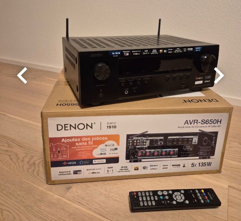 Denon AVR-S650 H 5.2 Kanal AV Receiver 4K (Gebraucht) in Feusisberg für ...