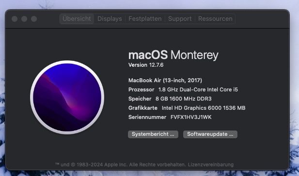 Apple Notebook: MacBook Air 13", i5, 8GB RAM, 2017 – Usato da Cham venduto da valeria.x 3