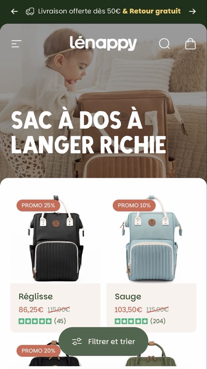 Sacs & sacs à dos: Lenappy diaper bag – Neuf (Voir description) à Onex par jinakimmy 9