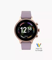 Fossil Gen 6 Smartwatch Silikon Violett