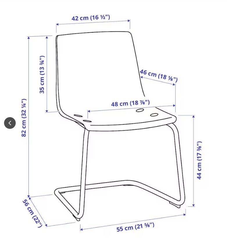 Ikea Stühle: TOBIAS - Stuhl, transparent/chromed – Neu (gemäss Beschreibung) aus Mols von Jeffrey_Daeng 1