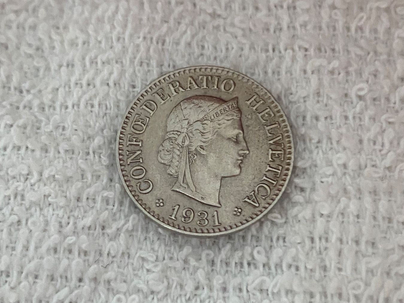 Tutti le monete: 10 centimes/rappen 1931 – Usato da Nyon venduto da Ilmi09