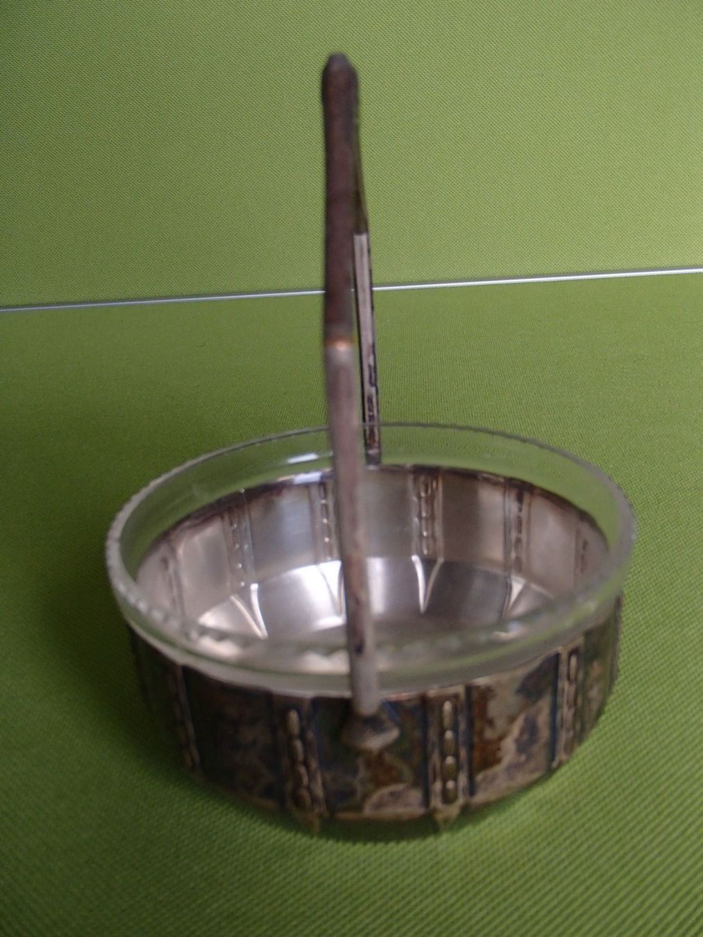 Ciotole: versilb. Henkelkorb mit Glaseinsatz WMF – Usato da Schöfflisdorf venduto da pullux 1
