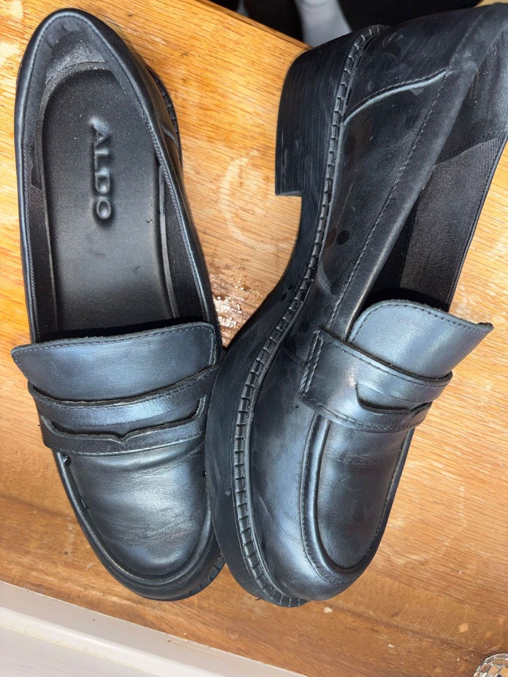 Aldo Scarpe da donna: Loafers ALDO, 39/40, Schwarz Leder – Usato da Bern venduto da sshueli 2