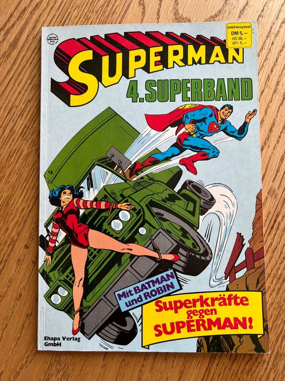Album Comic Ehapa - Superman 1er Superbande (avec SE) / Z1-2 - Rare Collection DC