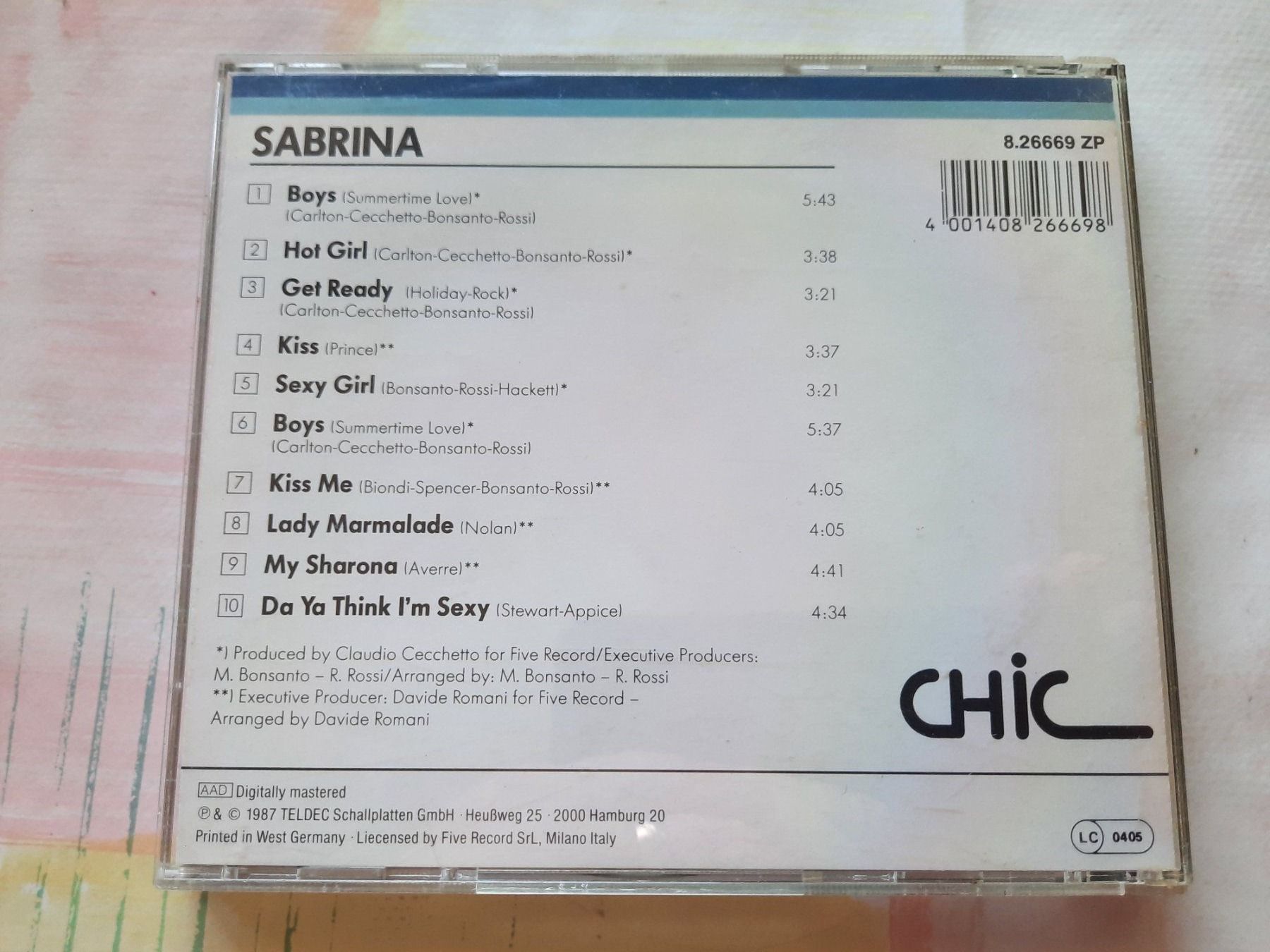 CDs: CD Sabrina – D'occasion à Pully par bro_n52j 1