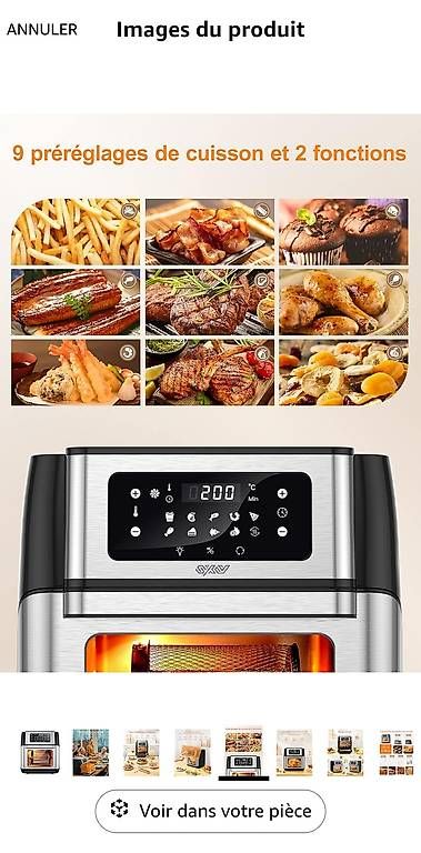 Elettrodomestici da cucina: Friteuse sans huile – Usato da VUISTERNENS-DEVANT-ROMONT venduto da Wobbe88 2