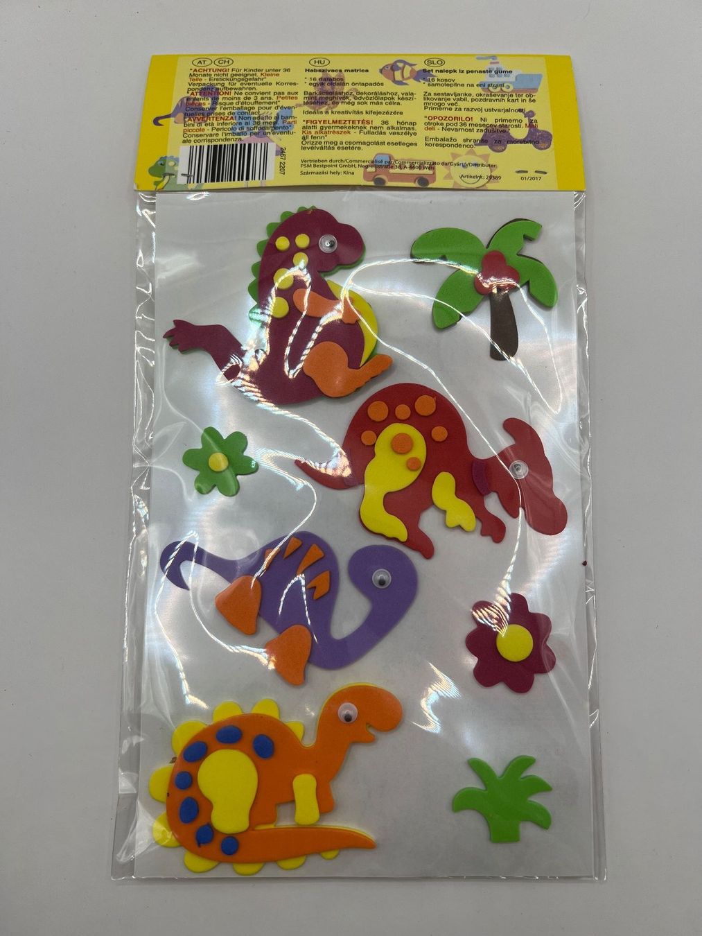 Aufkleber: 16 Stk. Moosgummi Sticker Aufkleber Kleber – Neu und originalverpackt aus Vaduz von NotNeeded