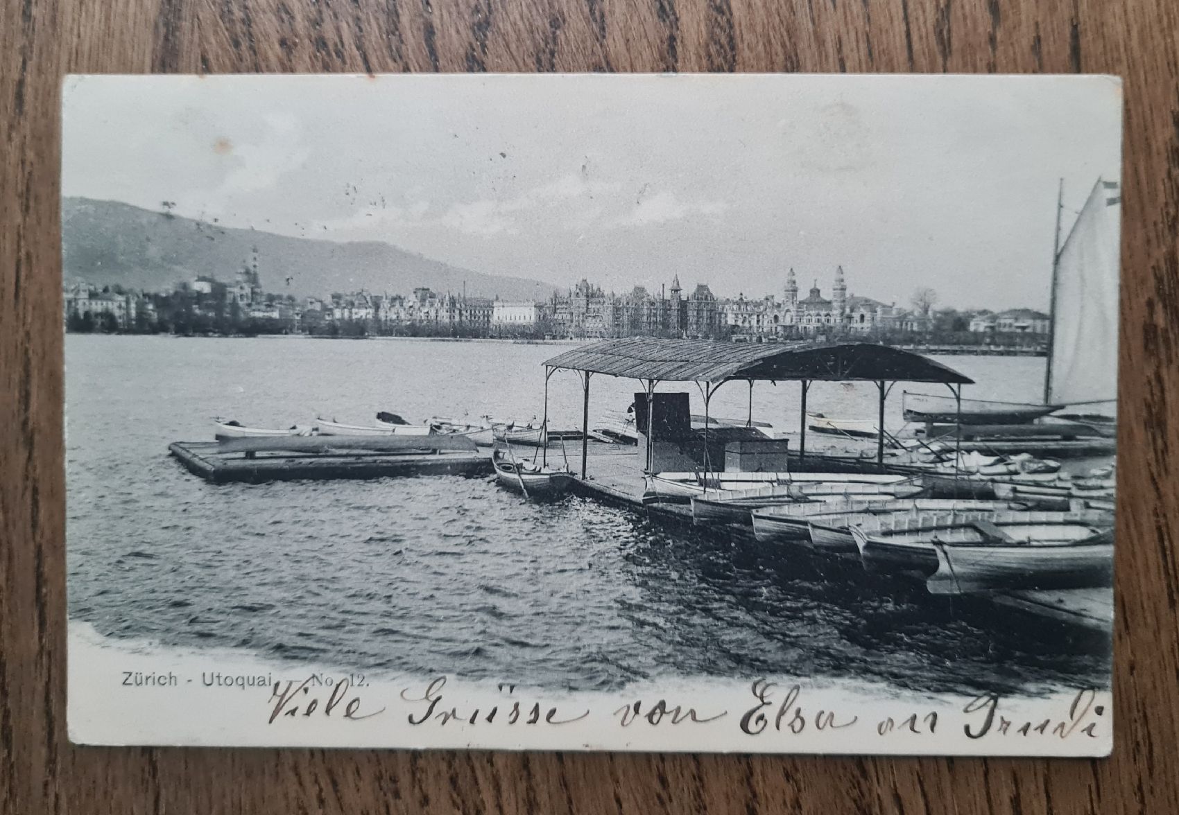 Cartoline postali: Zürich Utoquai 1903 – Usato da Ebikon venduto da Donar50