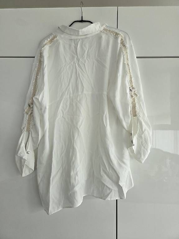Zara Camicette: Weisse Zara Damenbluse – Usato da Rüfenacht BE venduto da Biancaro 1