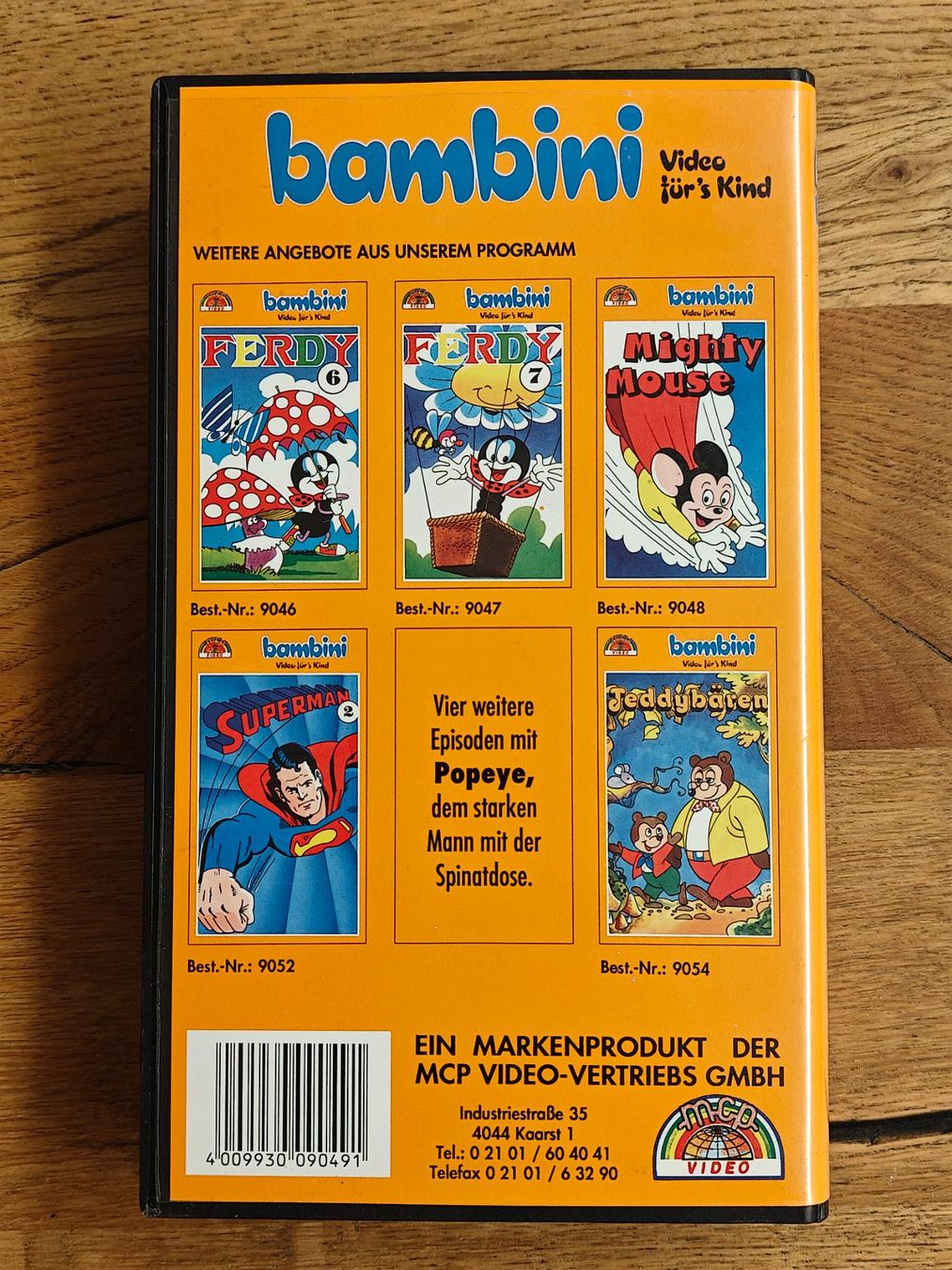 Tutti i VHS: Popeye - Videokassette VHS – Usato da Birr venduto da DisDas 1