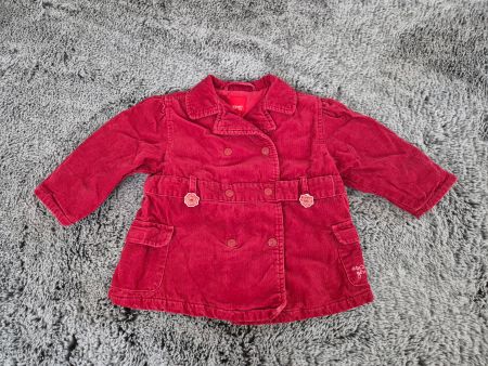 Rote Cord Frühlingsjacke von Esprit Gr. 86