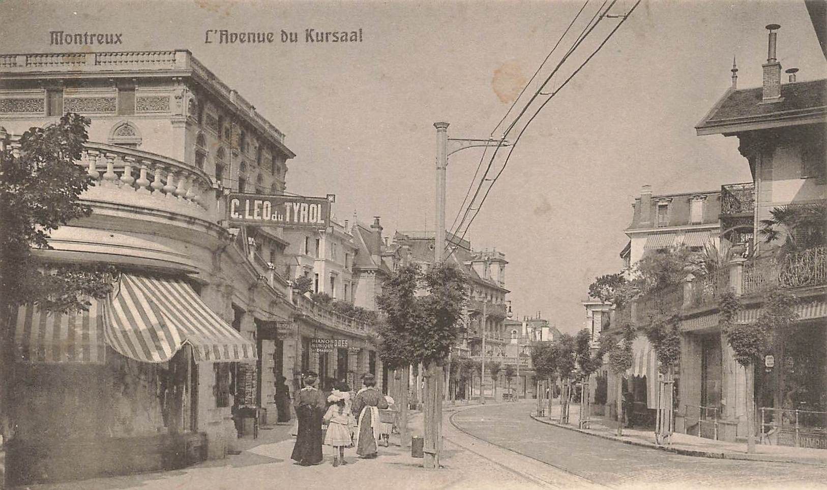 Cartoline postali: Montreux anime – Usato da Biasca venduto da Blenio71