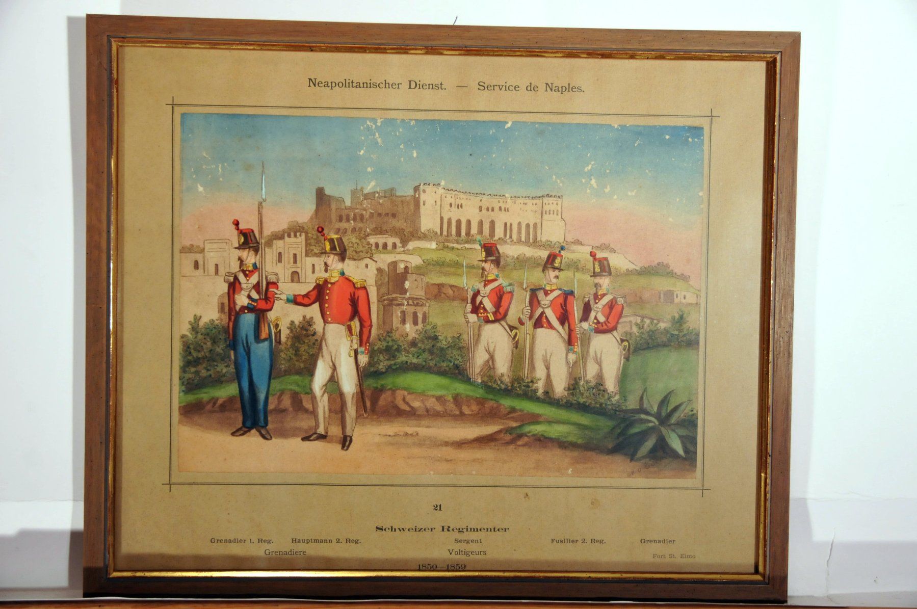 Grafica & Litografie: Druckgrafik "Neapolitanischer Dienst" – Usato da Aarburg venduto da aar_vx9z