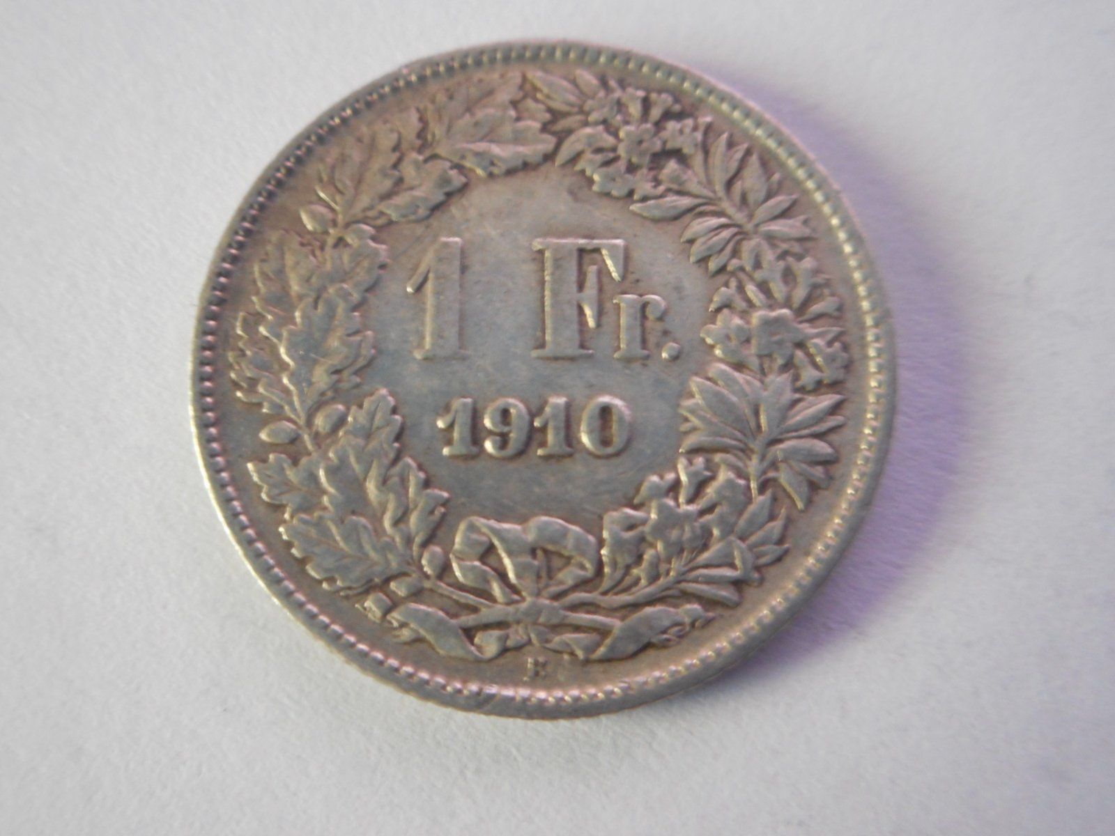 Alle Münzen: 1 Fr. 1910 silber – Gebraucht aus Kriegstetten von pizlad2010