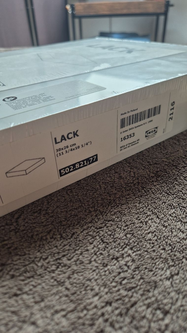 Scaffali: Tablette murale, IKEA LACK blanche, neuve, 30x26 cm – Nuovo e nell'imballaggio originale da Alle venduto da Fanny8952 1