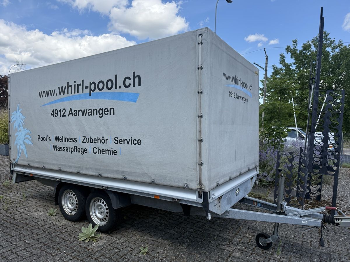 Humbaur Rimorchi: Anhänger Hochlader mit Blache – Usato da Solothurn venduto da Gnaraloo 1