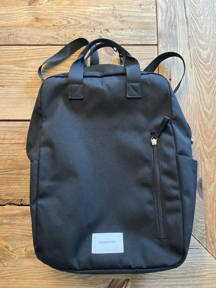 Sandqvist Zaini: Sandqvist Rucksack in Schwarz – Usato da Gelterkinden venduto da mangobango