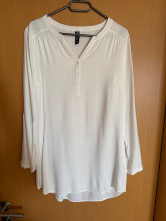 Multiblu Bluse / Tunika in Weiss | Gr. 38 | 100% Viskose