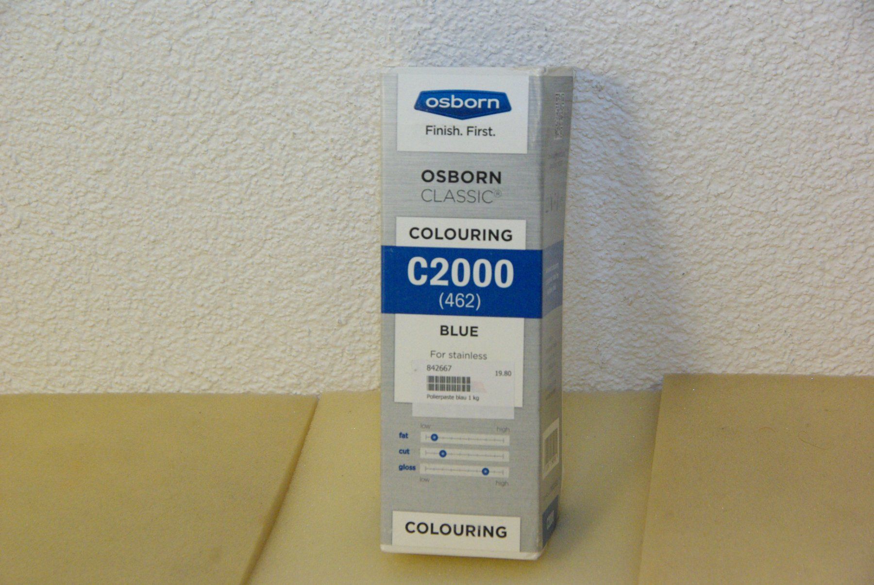 Prodotti per la cura: Polierpaste blau 1kg. von osborn Classic – Nuovo (secondo la descrizione) da Herisau venduto da Cevianer1844