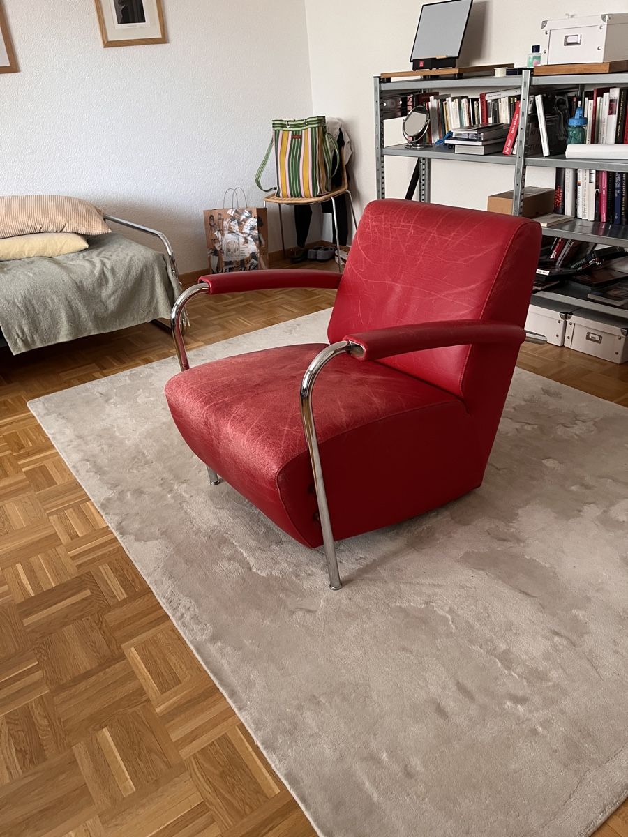 Leolux Fauteuils: LEOLUX Scylla Sessel rot, 1996 – D'occasion à Bern par tra_vtx5 4