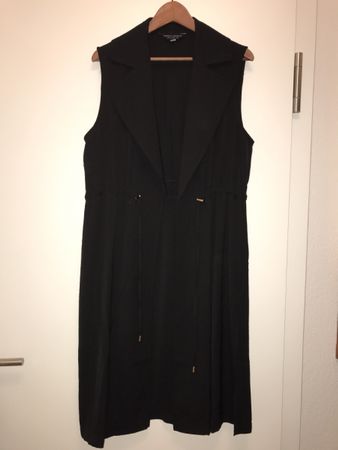 Dorothy Perkins - Lange Weste - Schwarz - Gr. 40