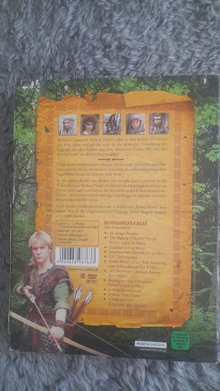Tutti i DVDs: ROBIN HOOD  3.STAFFEL   DVD – Usato da Wetzikon ZH venduto da Ramones01 1