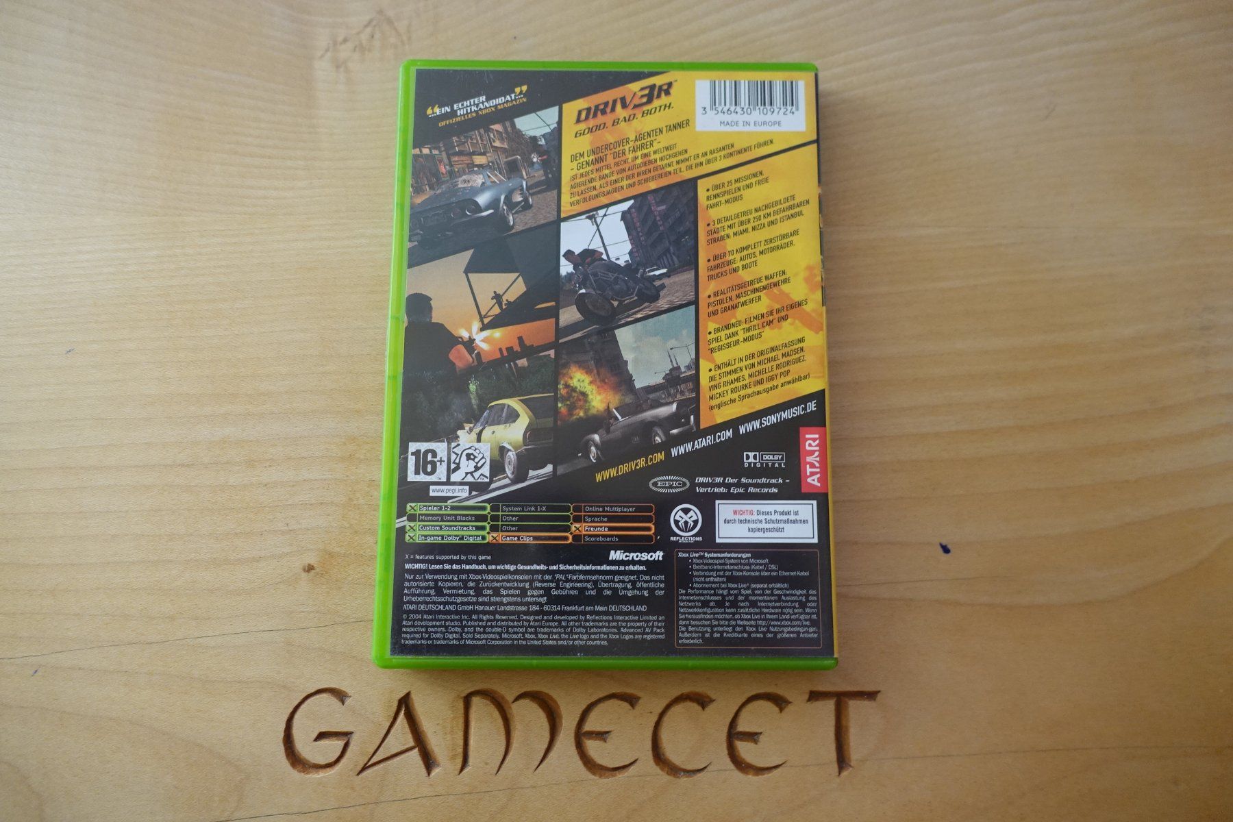 Microsoft Giochi: DRIV3R / Driver 3 – Usato da Steinach venduto da Gamecet 2