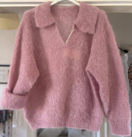 PULLOVER AVEC 80% KID MOHAIR! M