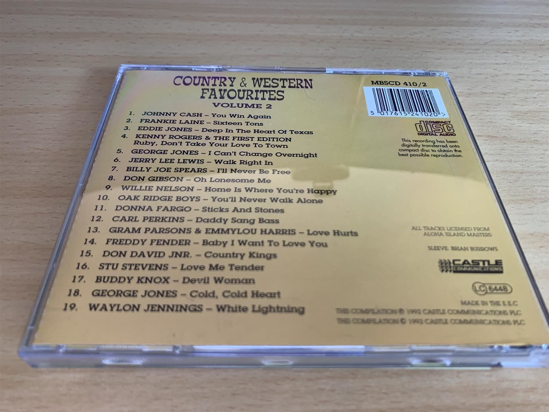 CD: Country & Western Favourites, Volume 2 – Usato da Rikon im Tösstal venduto da Alpenmutz 1