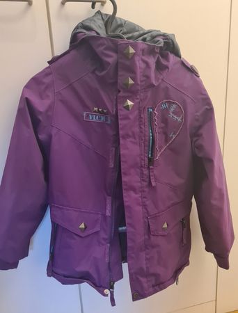 Volcom Girls' Purple Winter Jacket - Size L  (148-162)