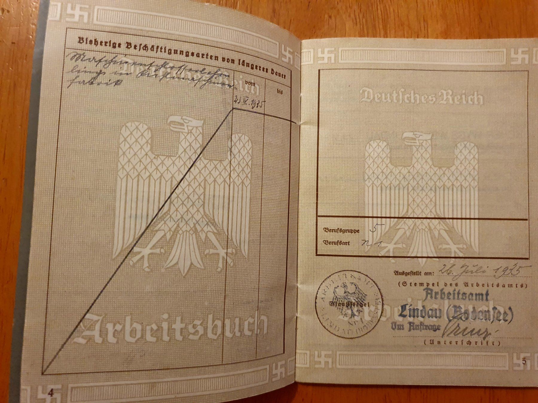 Libri: Germania arbeitsbuch 1935 – Usato da Pregassona venduto da eld_st6b 3