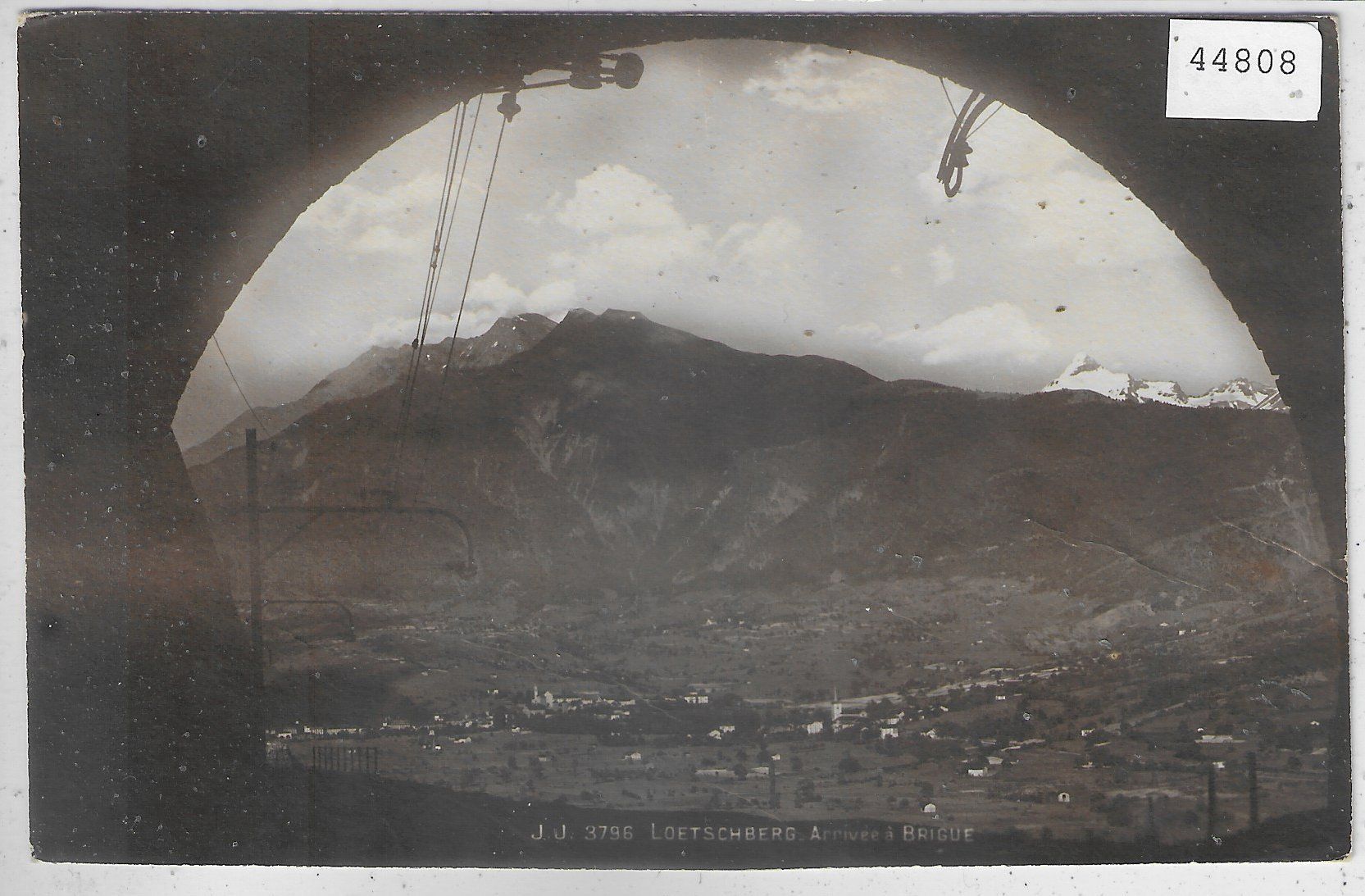 Cartes postales: Loetschberg - Arrivee a Brique Brig – D'occasion à Ettingen par Kartenplanet