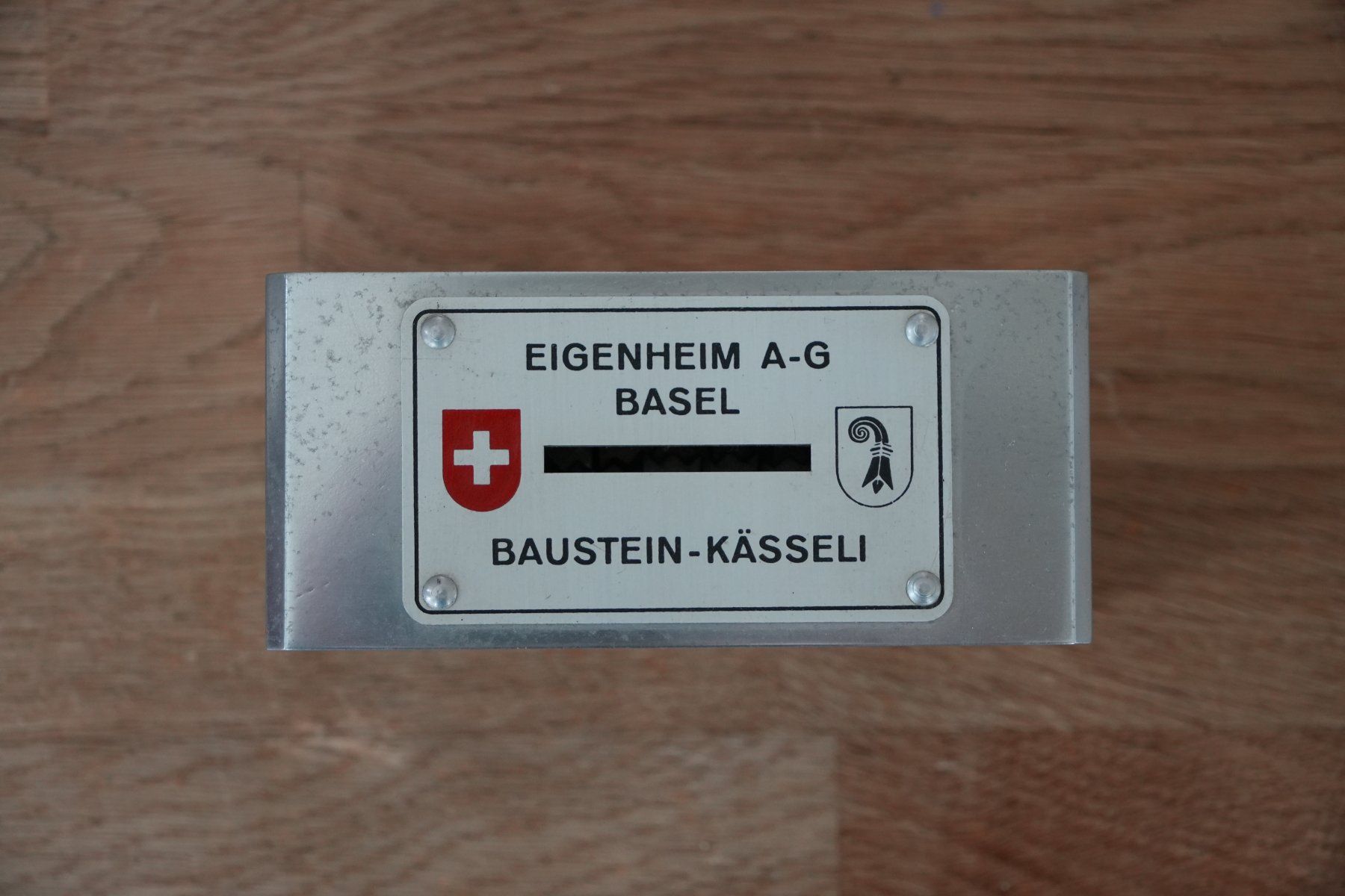 Spardosen: Spardose + Schlüssel - Eigenheim A-G Basel – Gebraucht aus Cham von Silvan3011
