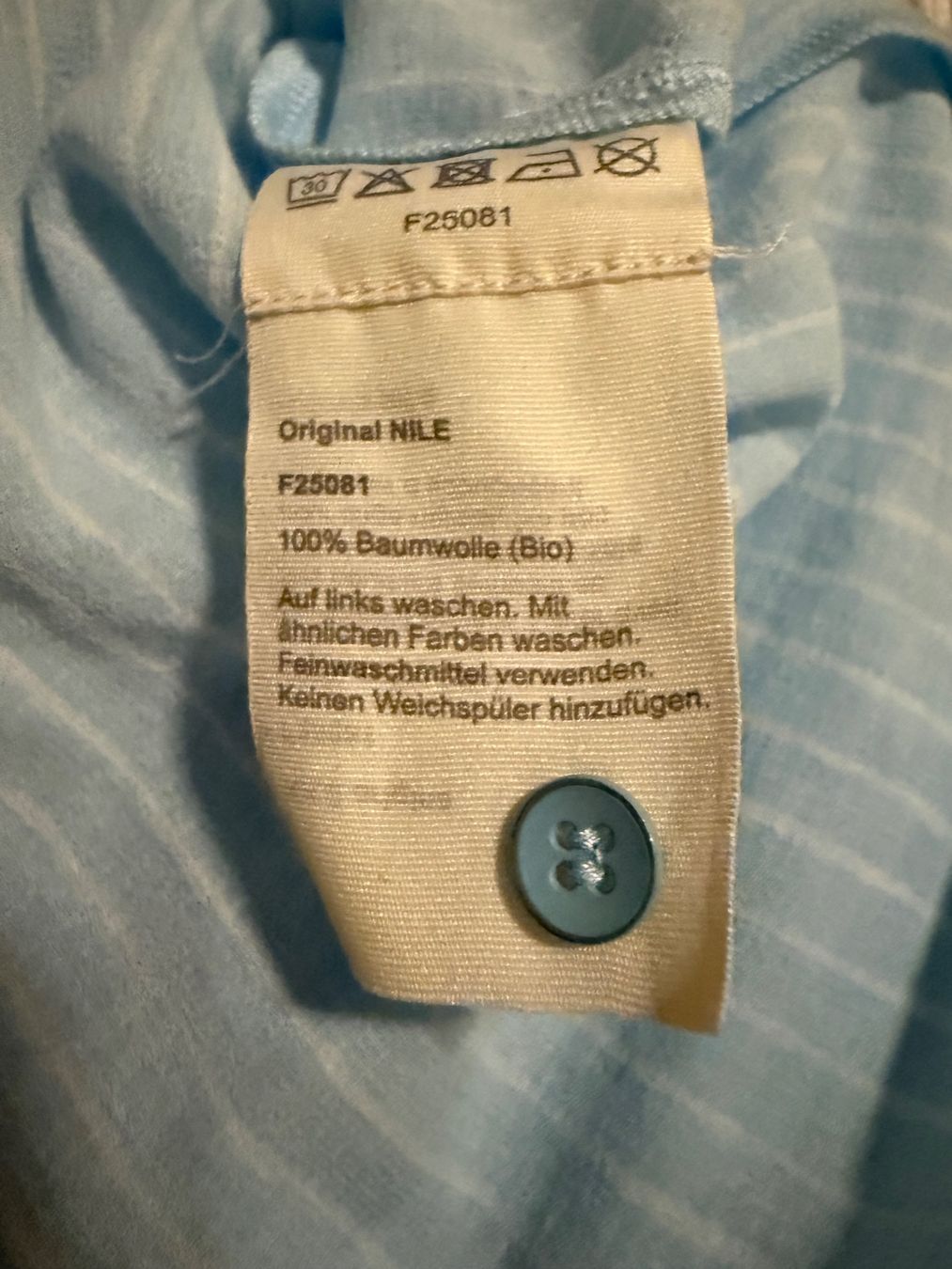Nile Camicette: Nile Bluse hellblau weiss gestreift Gr. XL – Nuovo (secondo la descrizione) da Kloten venduto da ble_78dj 6