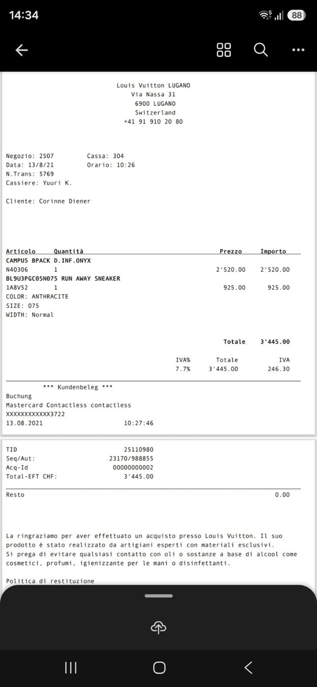 Louis Vuitton Sacs à dos: Louis Vuitton Damier Infini Leather Backpack with receipt! – Neuf (Voir description) à Winkel par Fizibubele 7