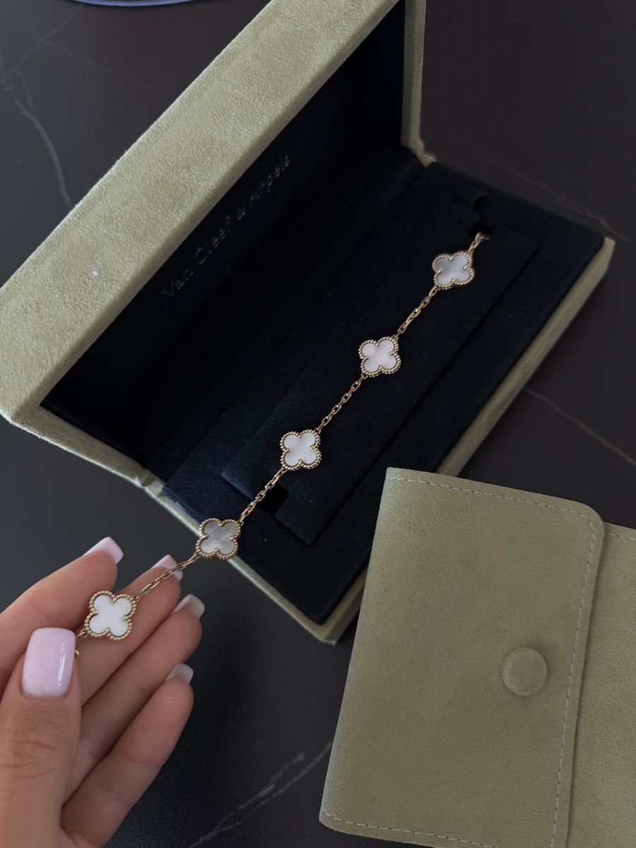 Armbänder & -reifen: Van Cleef & Arpels Alhambra set gelbgold Perlmutt – Neu (gemäss Beschreibung) aus Mellingen von eli_7hdx 2
