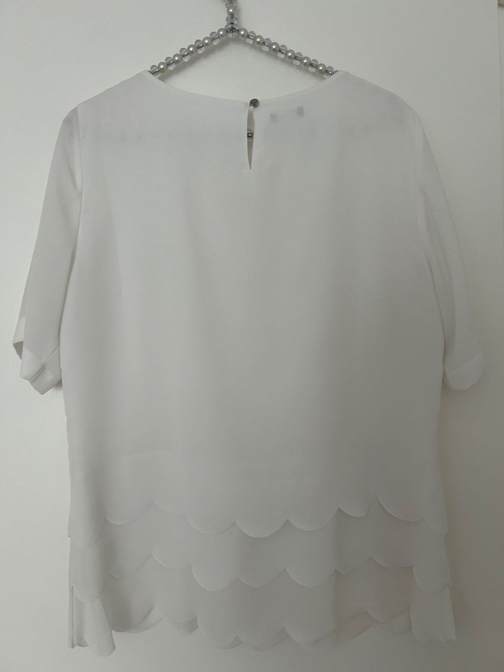 Walbusch Camicette: Wunderschöne Walbusch Bluse Weiss Gr. 38/40 Elegant – Usato da Horn venduto da Resvi 2