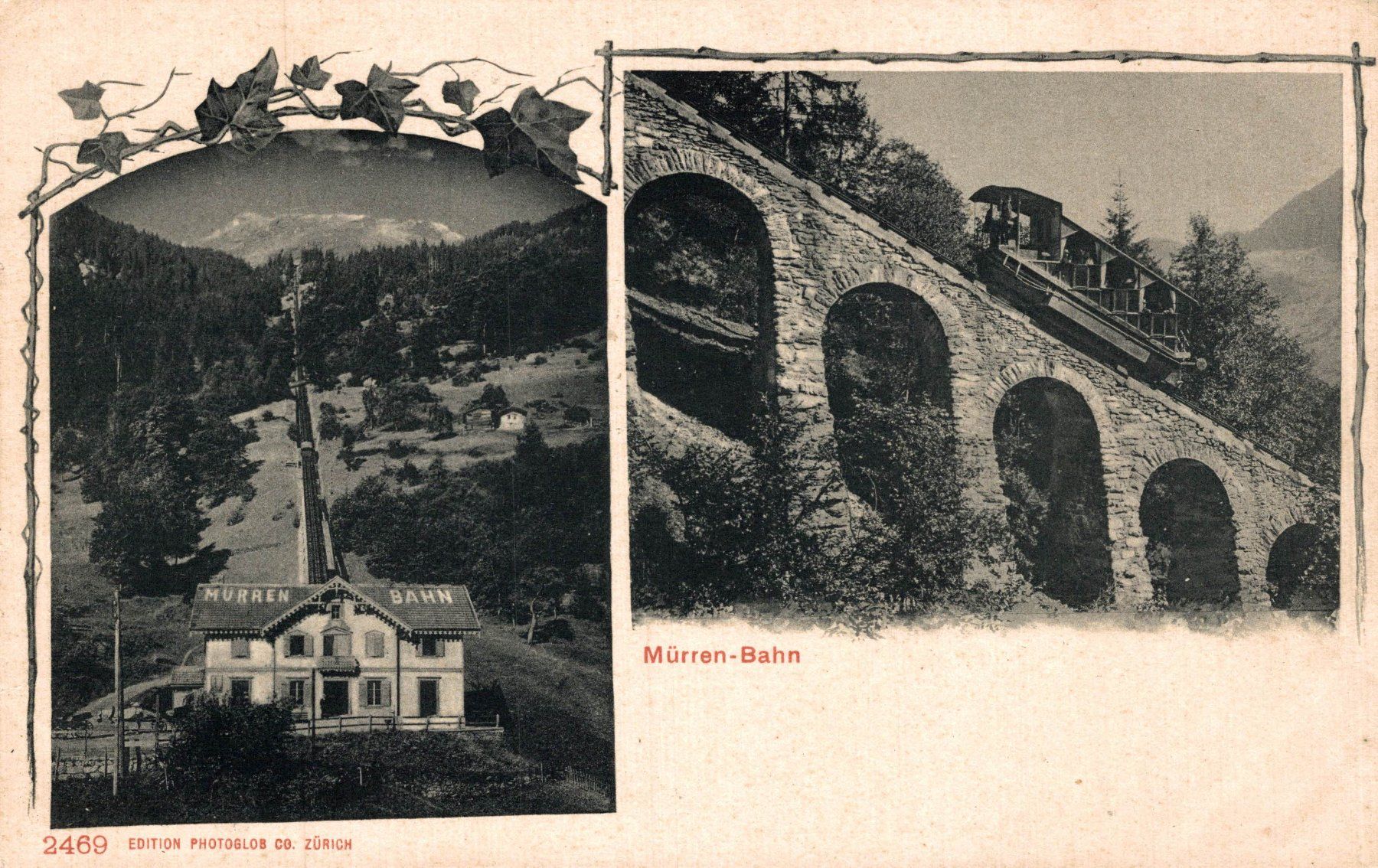 Ansichtskarten: Mürren-Bahn. Talstation – Gebraucht aus Bronschhofen von Astore