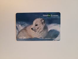 Telefonkarte GlobalOne Economy Limited Edition winter time